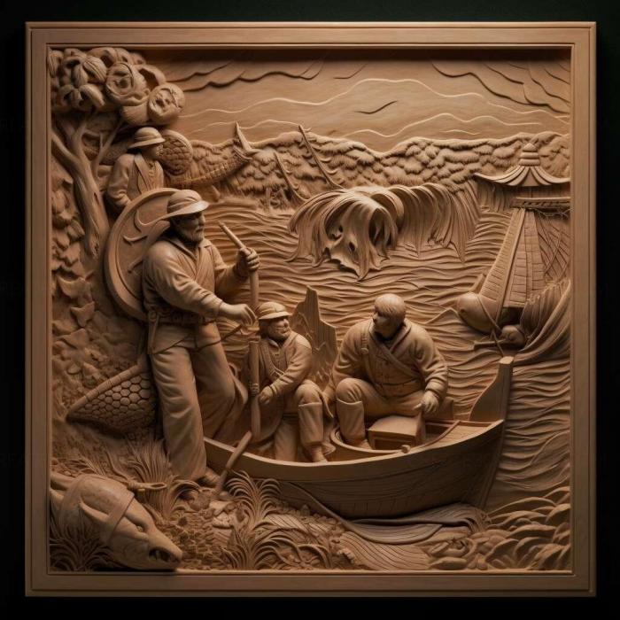 نموذج ثلاثي الأبعاد لآلة CNC 3D Art 